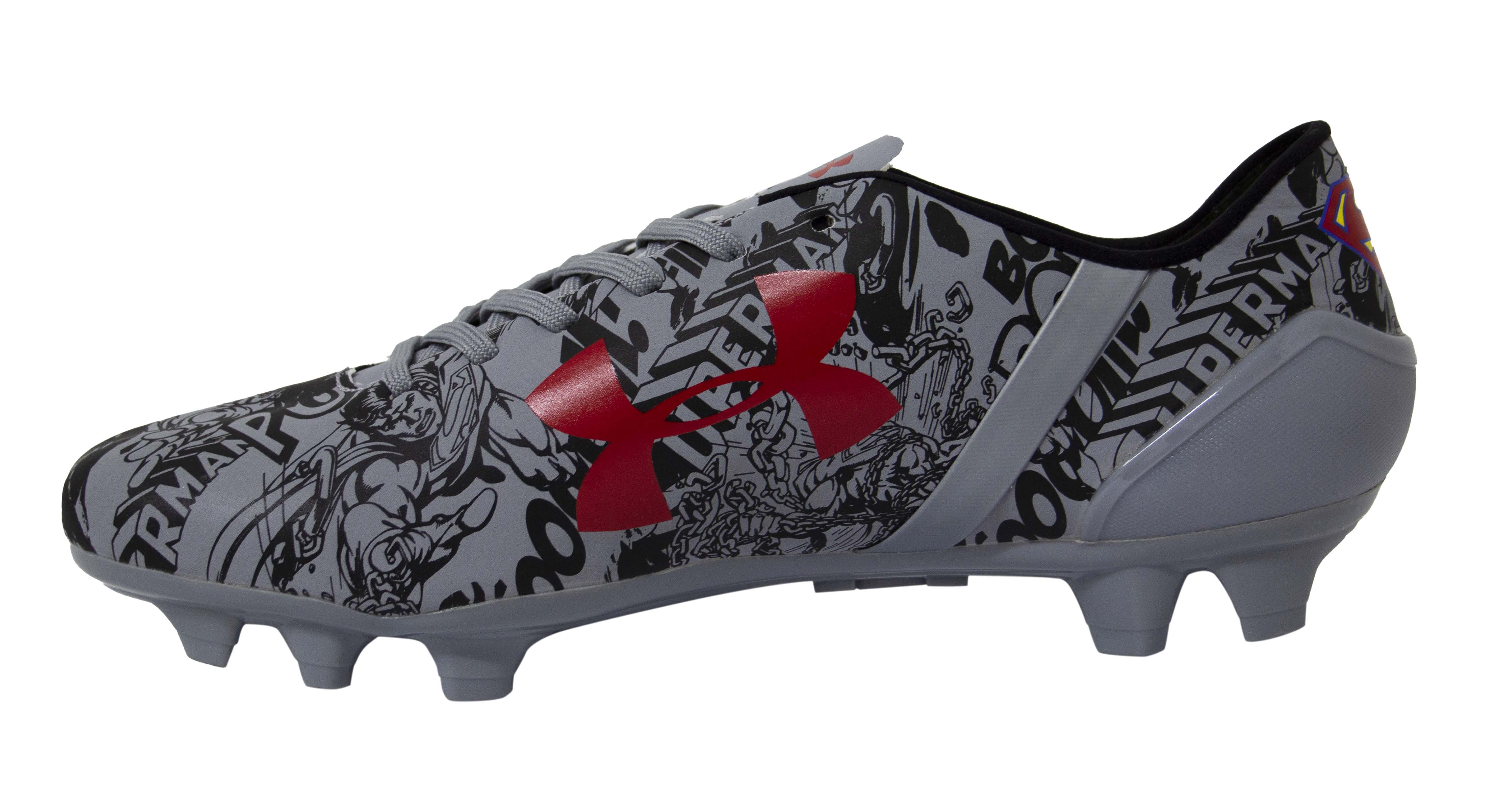 Under Armour UA Speedform Crm AE FG Superman Grey Football Boots - Mens