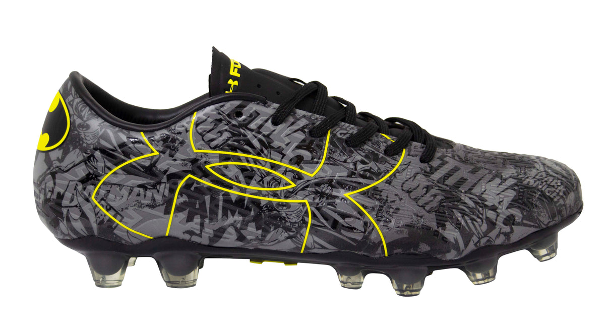 Under Armour UA Clutchfit Force 2.0 AE FG Batman Black/Grey Football Boots - Mens