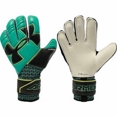 Under Armour Magnetico Mens Black/Teal Goalkeeper Gloves