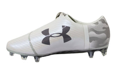 Under Armour UA Spotlight White Leather FG Football Boots - Mens