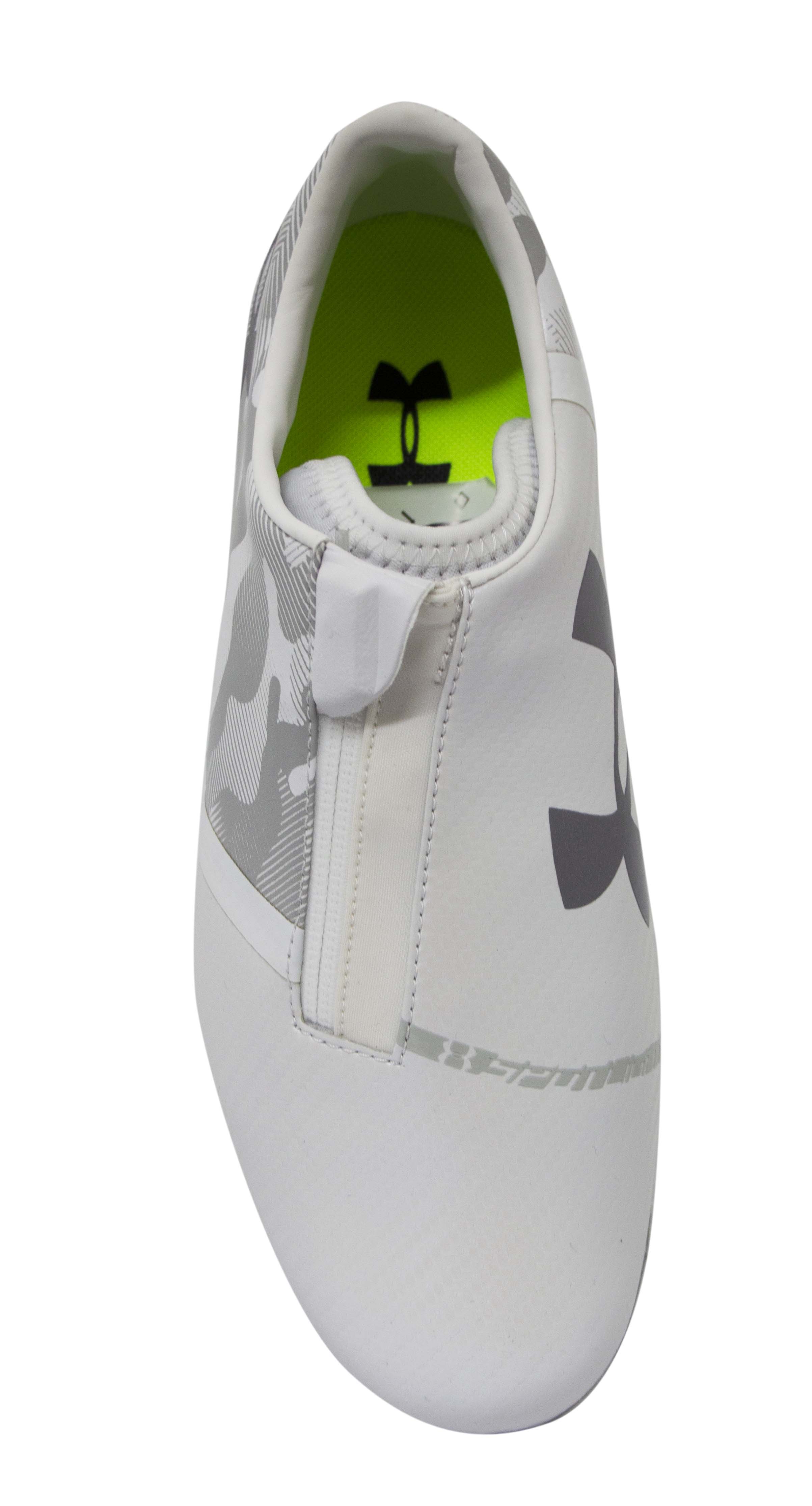 Under Armour UA Spotlight White Leather FG Football Boots - Mens