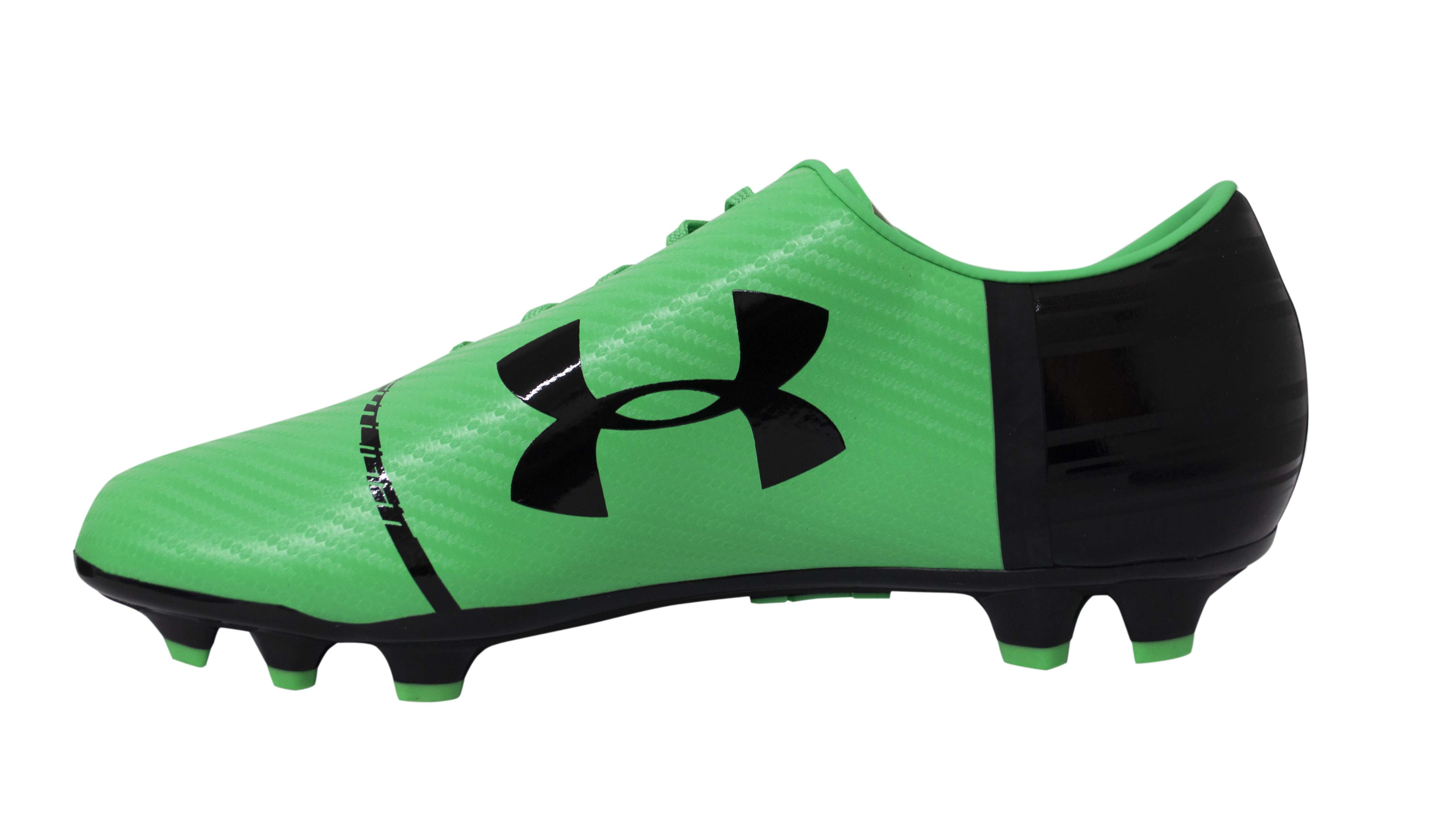 Under Armour UA Spotlight Green Leather FG Football Boots - Mens