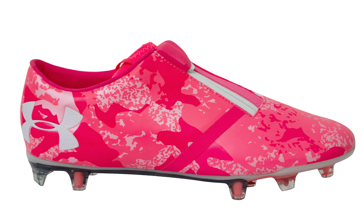 Under Armour UA Spotlight LE FG Pink Football Boots - Mens