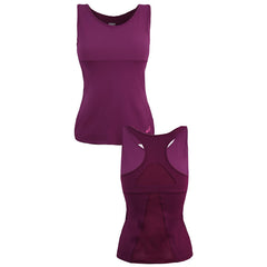 Asics Motion Dry Womens Purple Tank Top