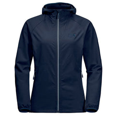 Jack Wolfskin New Softshell Womens Navy Jacket