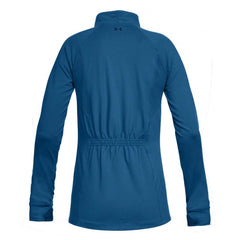 Under Armour Womens Zinger Zip Up Running Track Top Blue Jacket 1306160 487