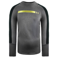 Under Armour HeatGear Fitted Top Mens Grey Training Top