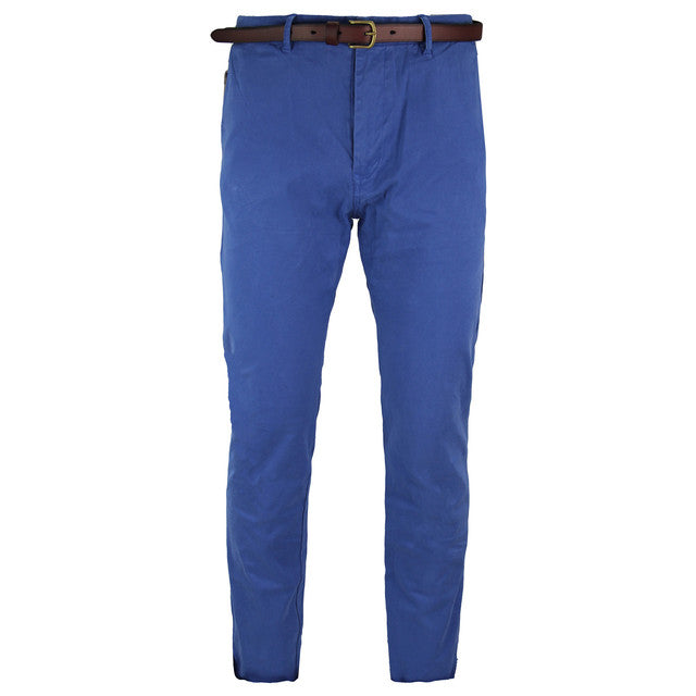 Scotch & Soda Stuart Mens Blue Chinos