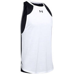 Under Armour White Black Mens Vest