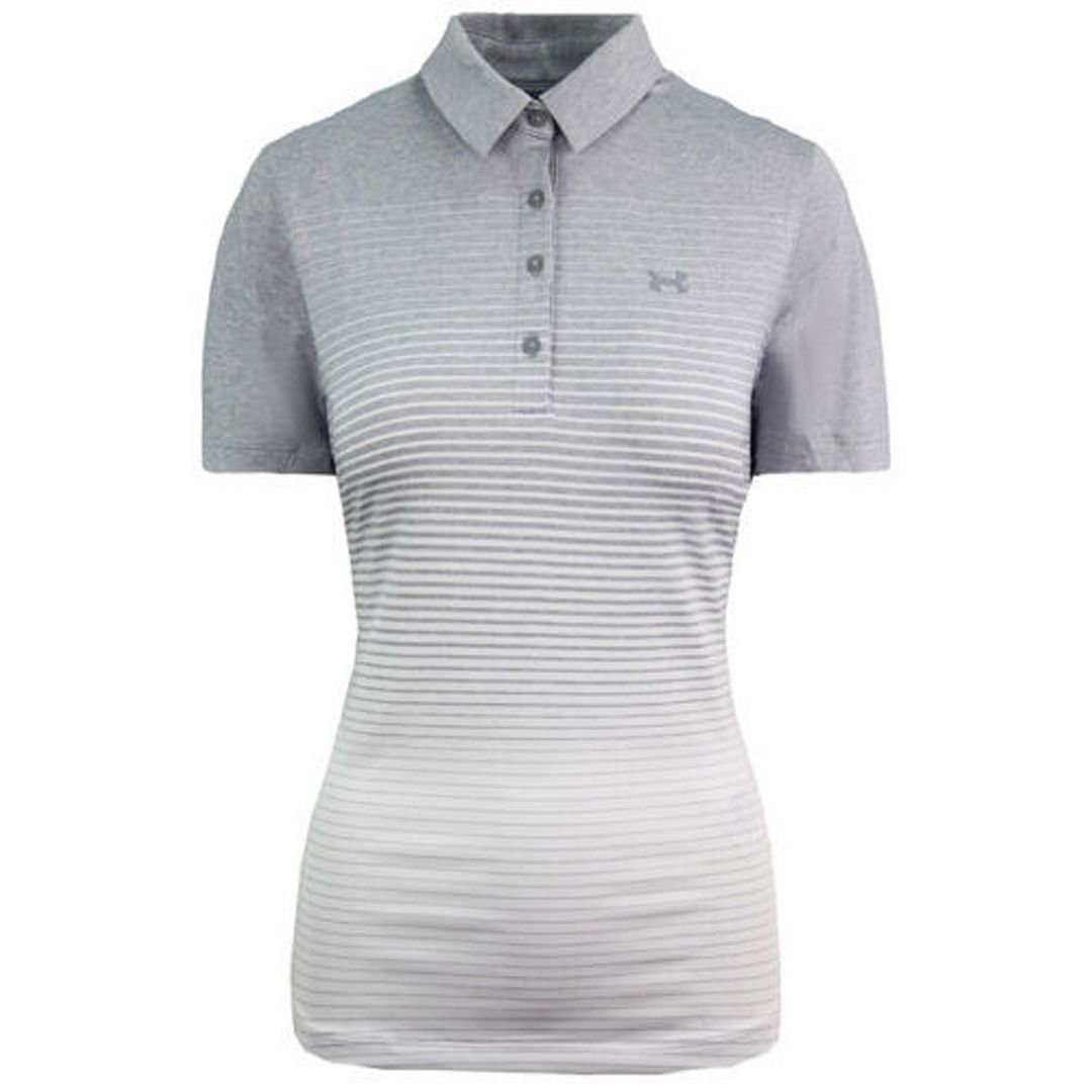 Under Armour HeatGear Womens Grey Zinger Golf Polo Shirt