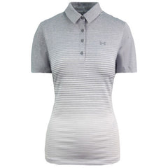 Under Armour HeatGear Womens Grey Zinger Golf Polo Shirt