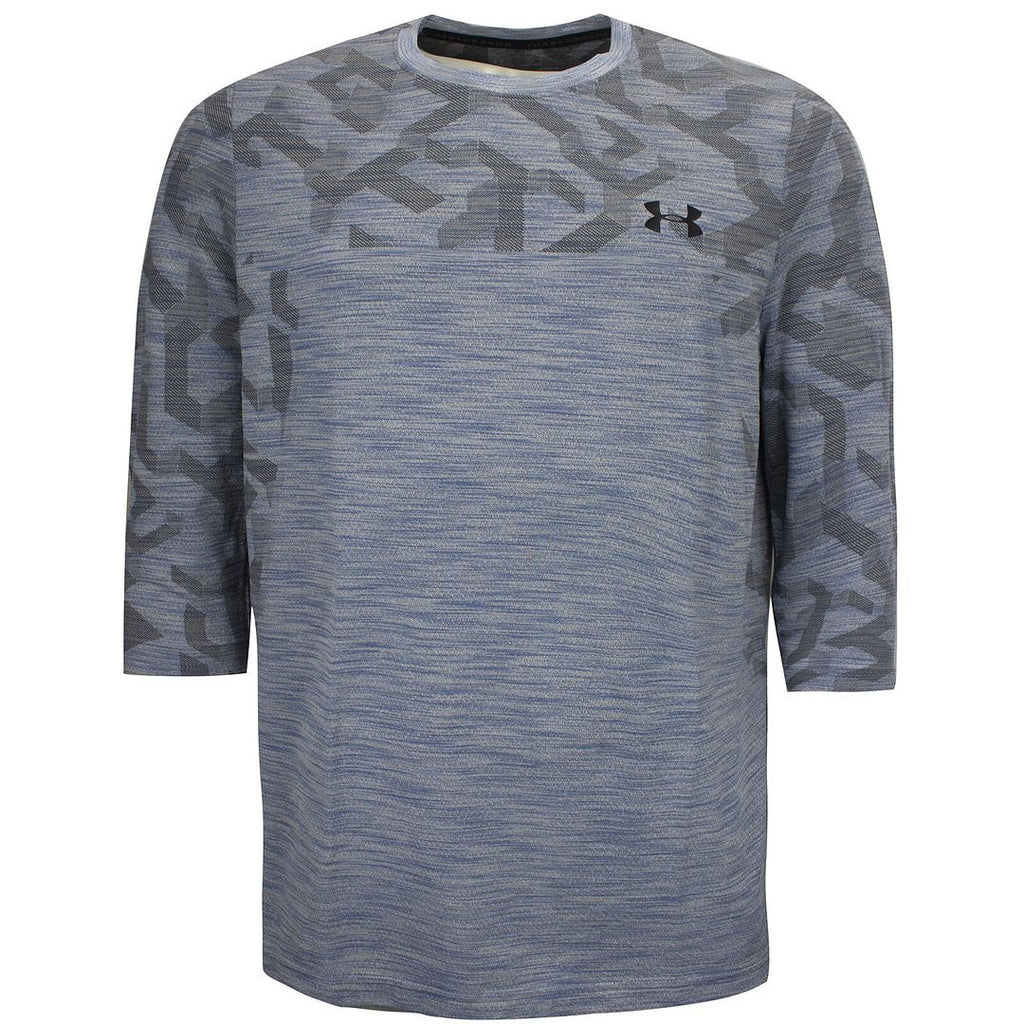 Under Armour Mens Blue/Grey Threadborne Seamless Top