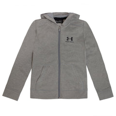 Under Armour Boys Rival Grey Hoodie