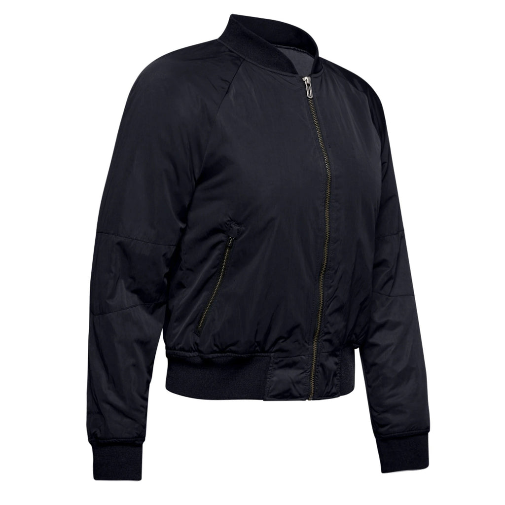 Under Armour Womens Black Move Light Bomber Jacket