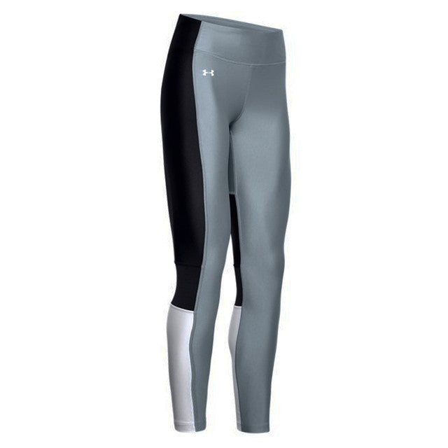 Under Armour Heatgear Perf Inset Womens Grey Leggings