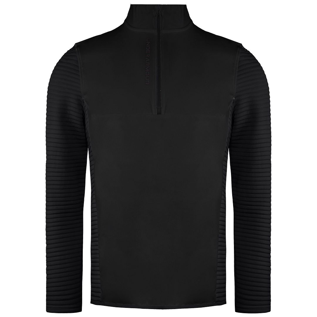 Under Armour Storm Black Evolution Daytona Hybrid Mens Golf Sweater