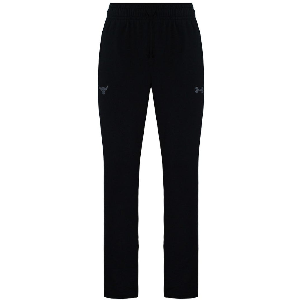 Under Armour x Project Rock Black Mens Terry Track Pants