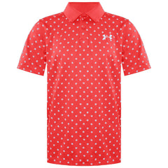 Under Armour Kids Red/White Poppy Polo Shirt