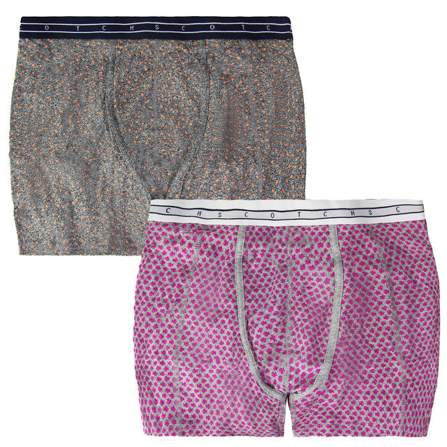 Scotch & Soda 2-Pack Mens Classic Stretch Boxer Shorts