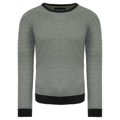 Scotch & Soda Striped Cashmere Cotton Mens Sweater