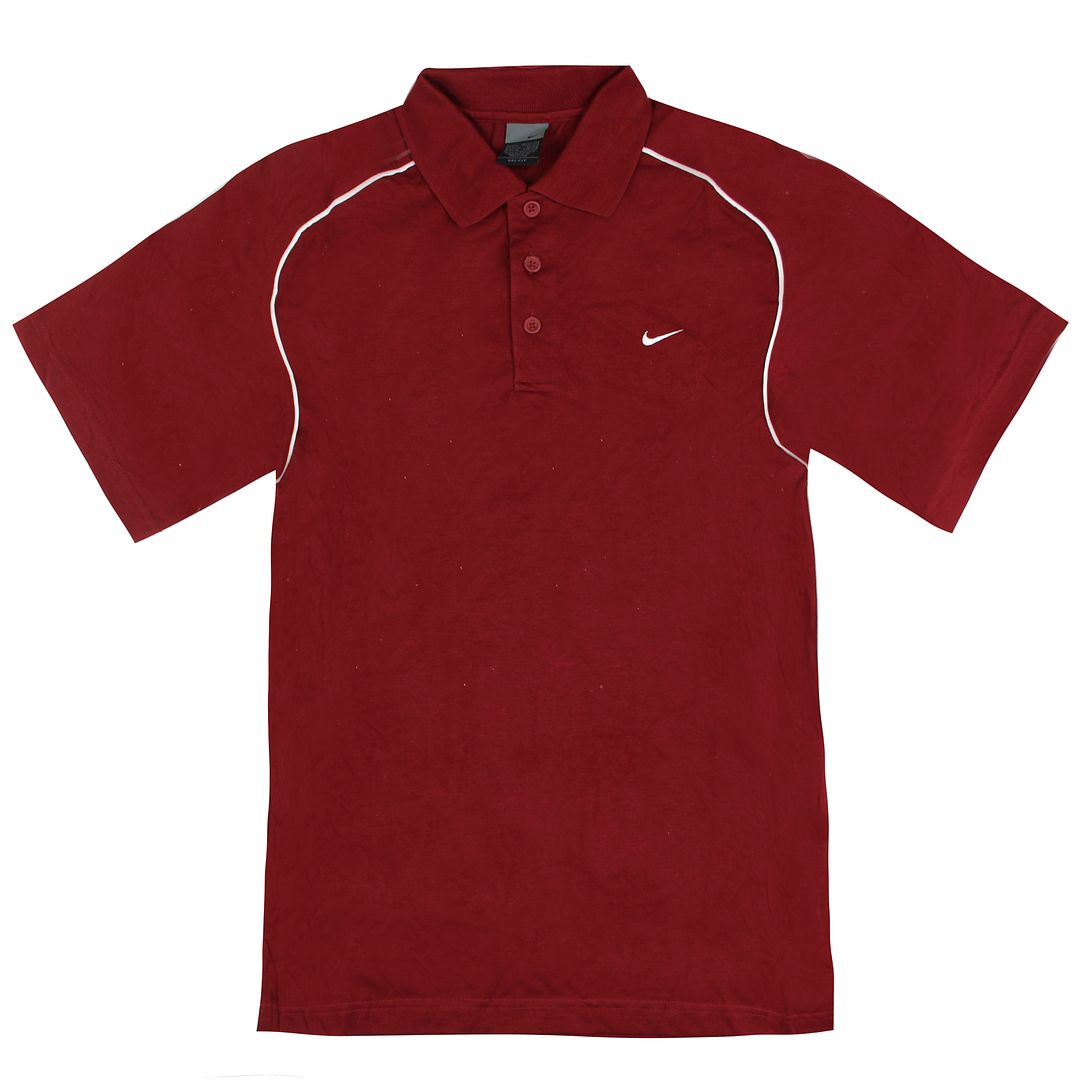 Nike Mens Burgundy Polo Shirt