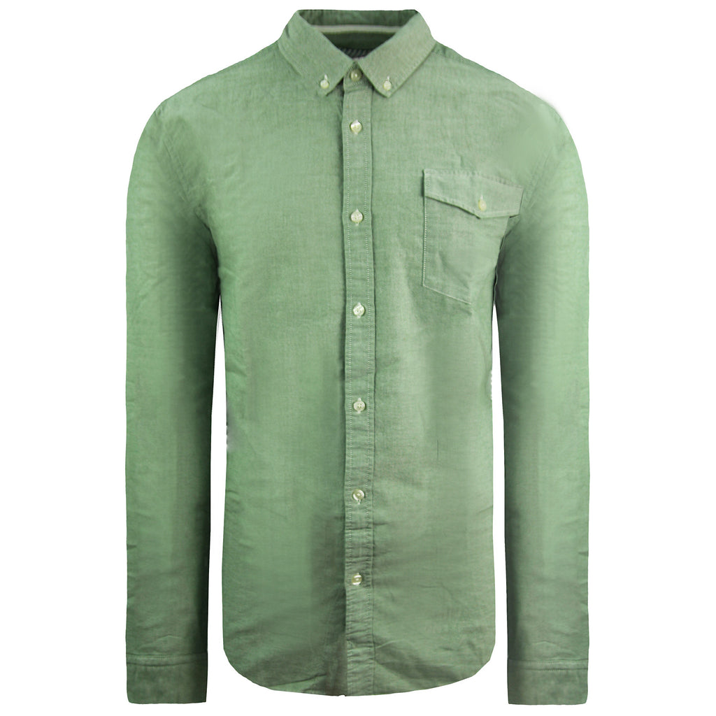 Scotch & Soda Regular Fit Mens Green Shirt