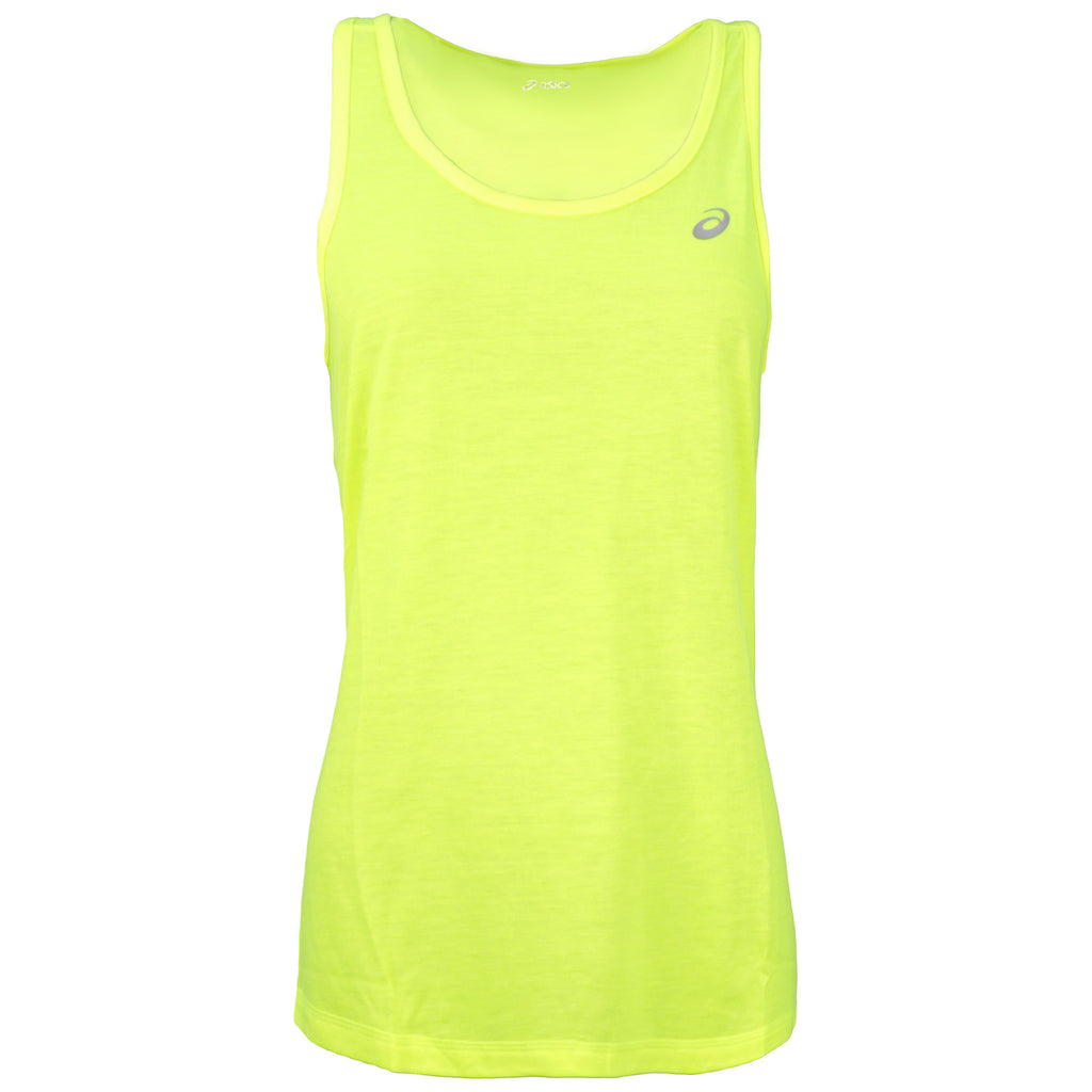 Asics Motion Dry Womens Yellow Tank Top