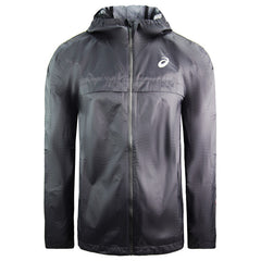 Asics Motion Protect Mens Black Rain Jacket