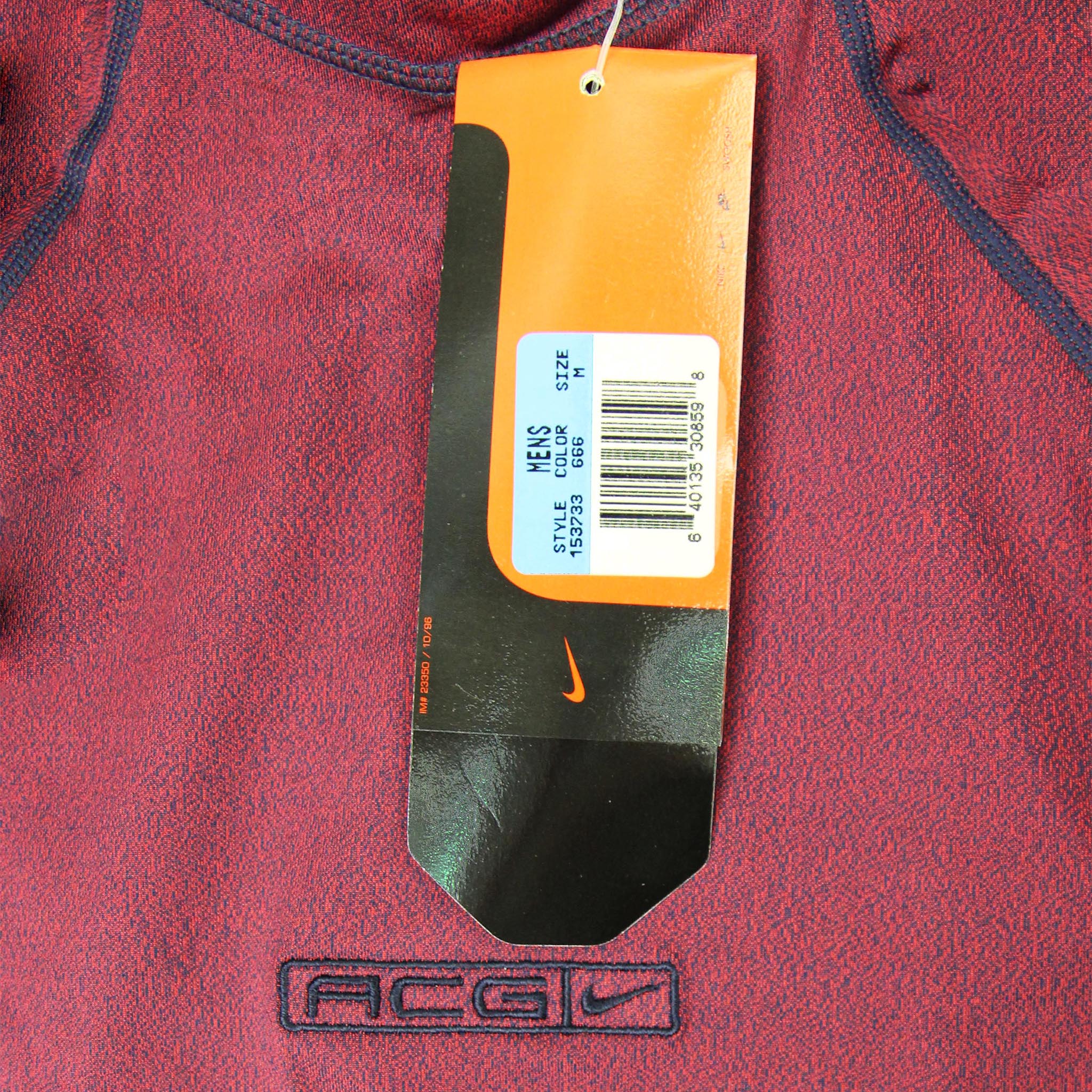 Nike ACG Mens Burgundy Baselayer