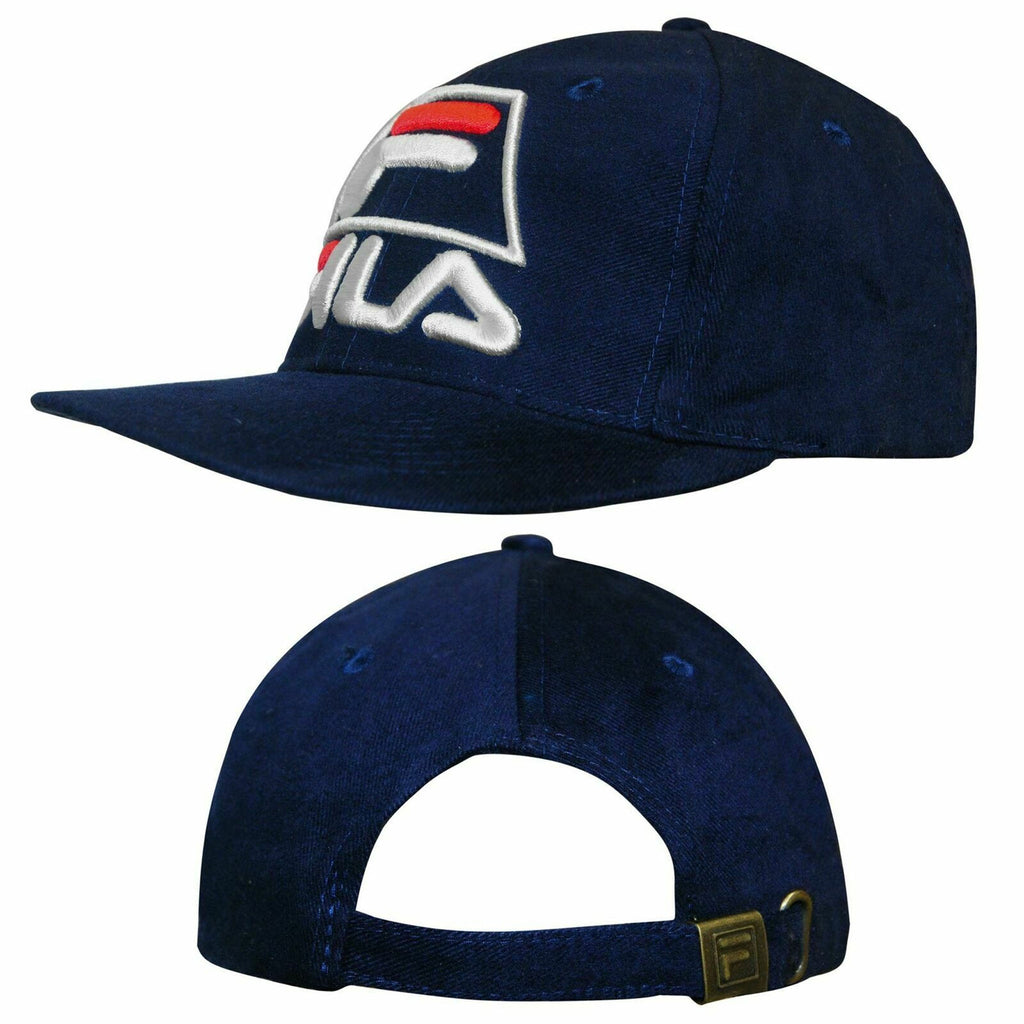 Fila Logo Mens Navy Cap