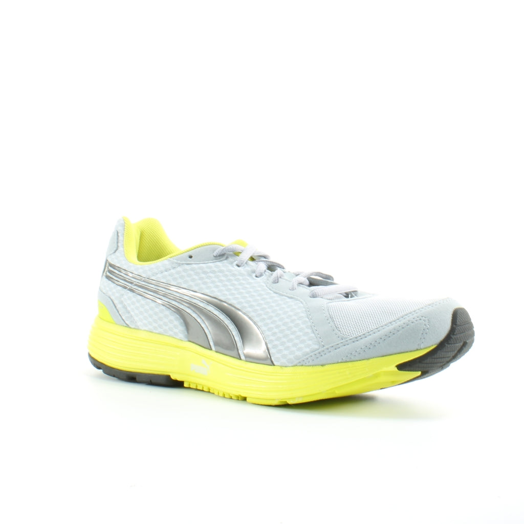 Puma Descendant Mens Grey/Yellow Running Shoes