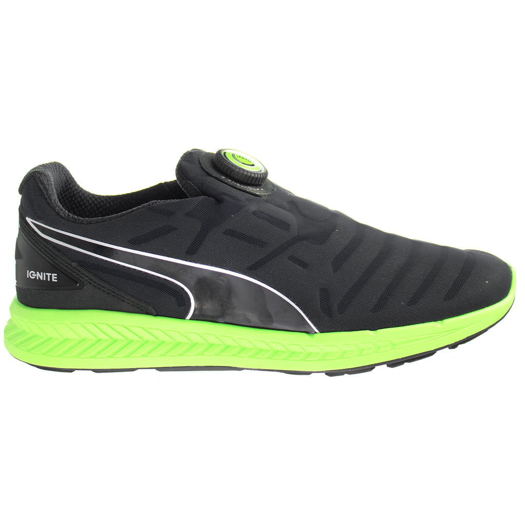 Puma Ignite Disc Mens Black Running Shoes