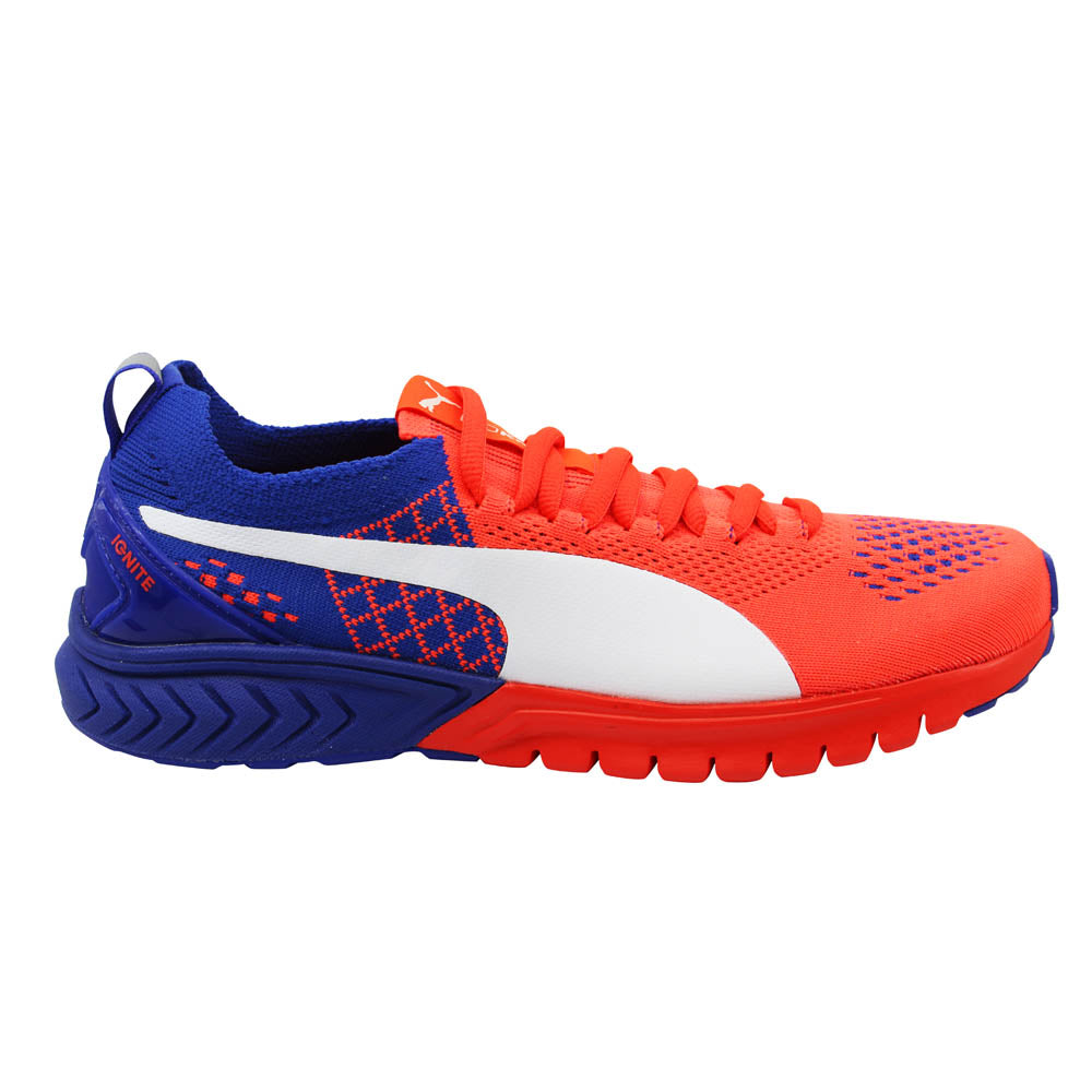 Puma Ignite Dual Womens Orange/Blue Running Shoes