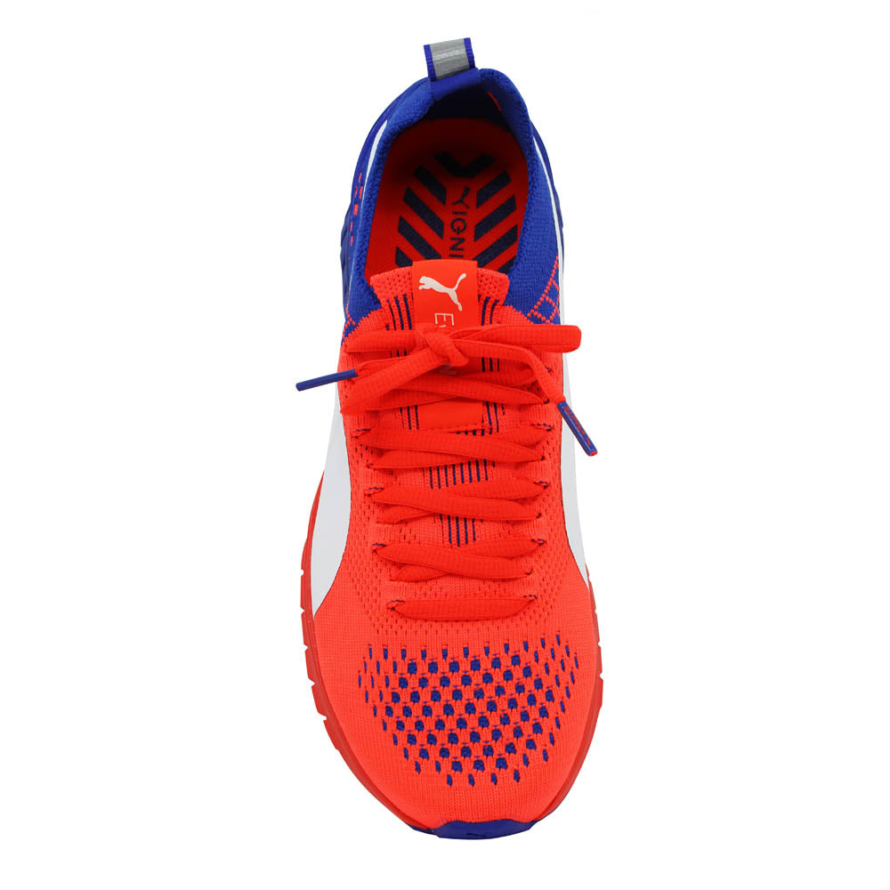 Puma Ignite Dual Womens Orange/Blue Running Shoes