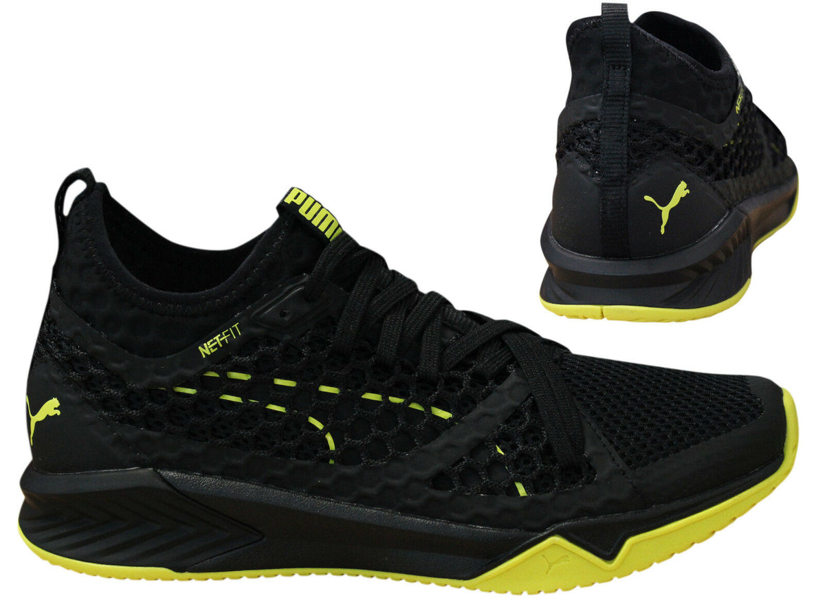 Puma Ignite XT Netfit Womens Black Trainers