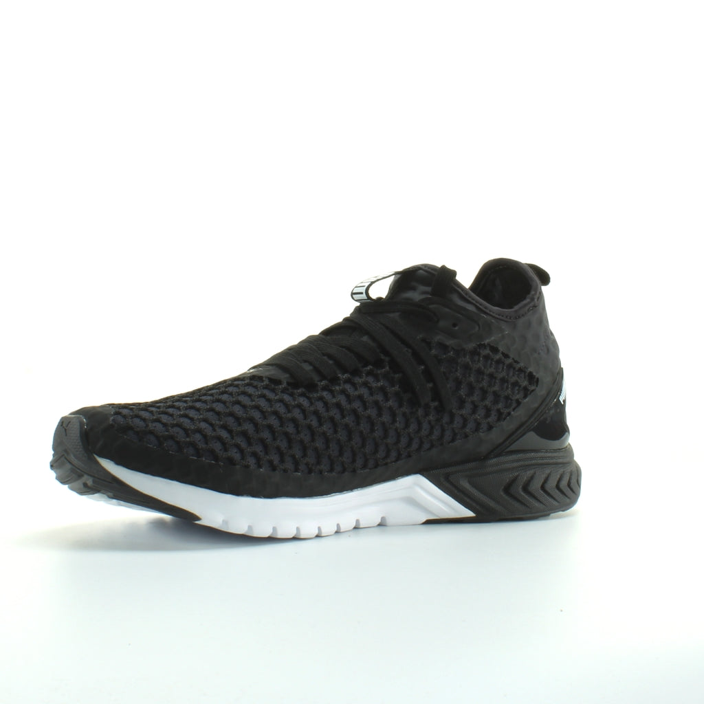 Puma Ignite Dual Netfit Mens Black Trainers