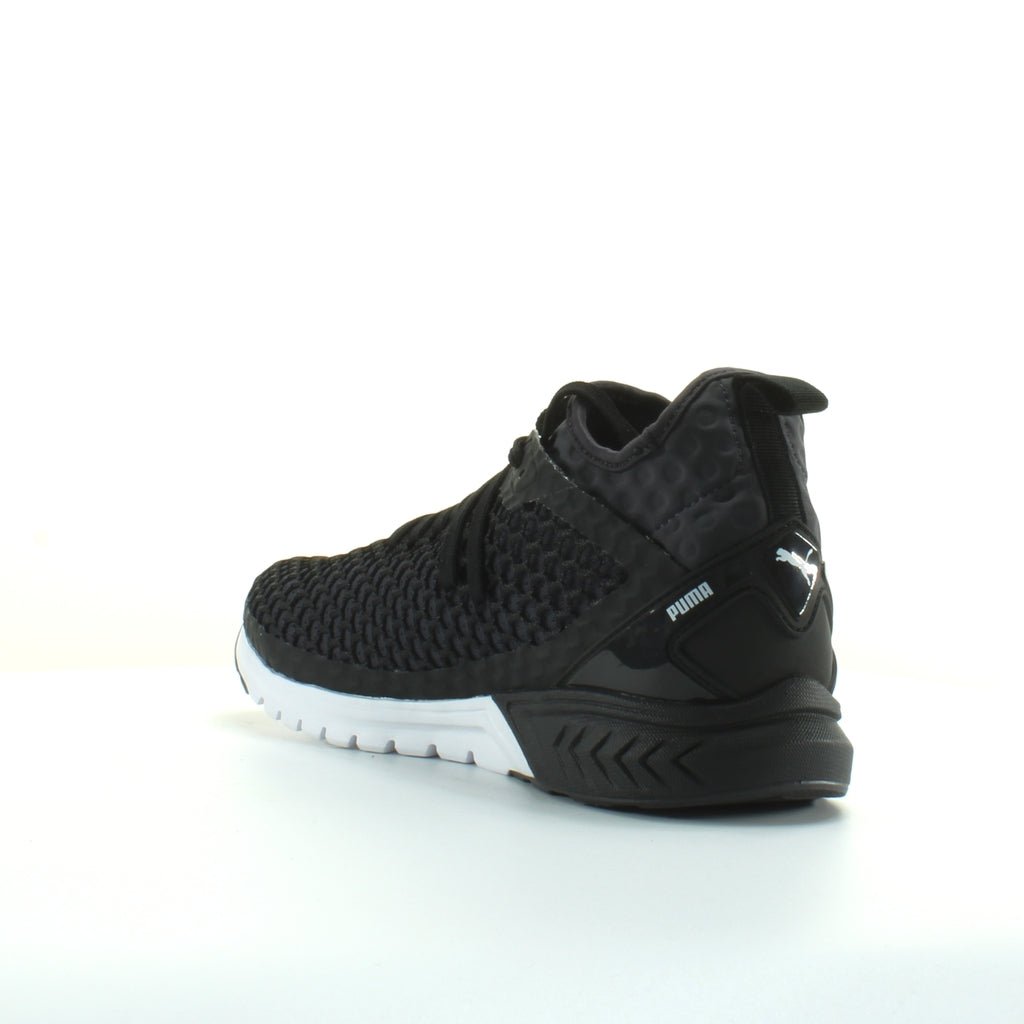 Puma Ignite Dual Netfit Mens Black Trainers