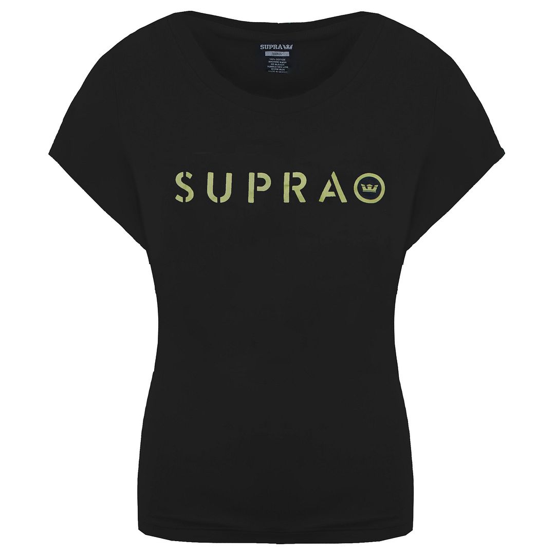 Supra Womens Black T-Shirt