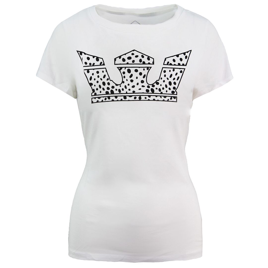 Supra White Crown Womens White T-Shirt