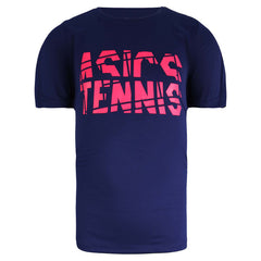 Asics Tennis Kids Navy T-Shirt