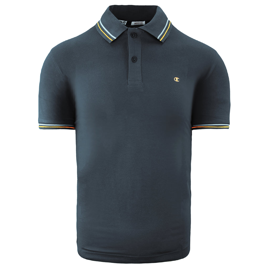 Champion Heritage Fit Mens Navy Polo Shirt