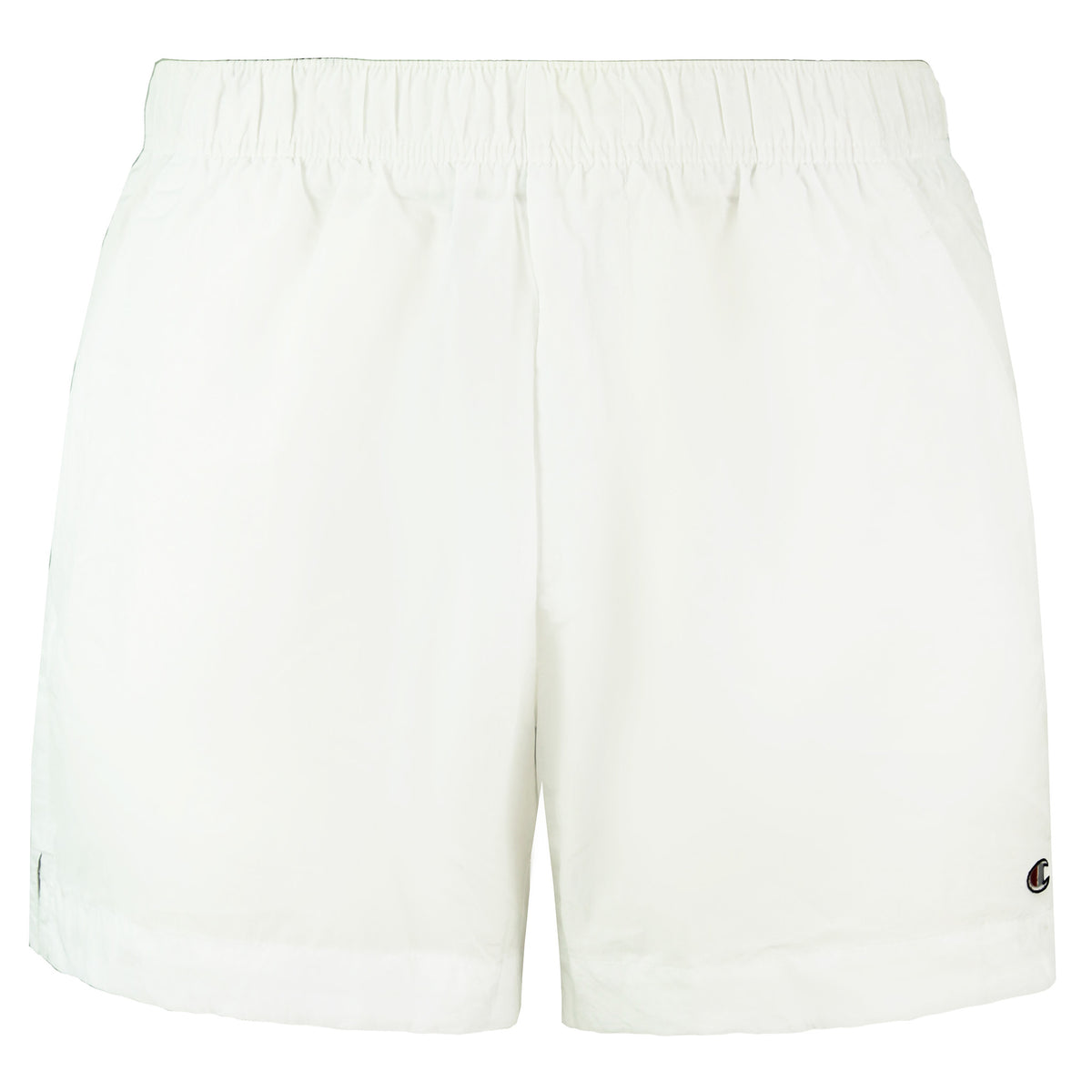 Champion Logo Mens White Shorts