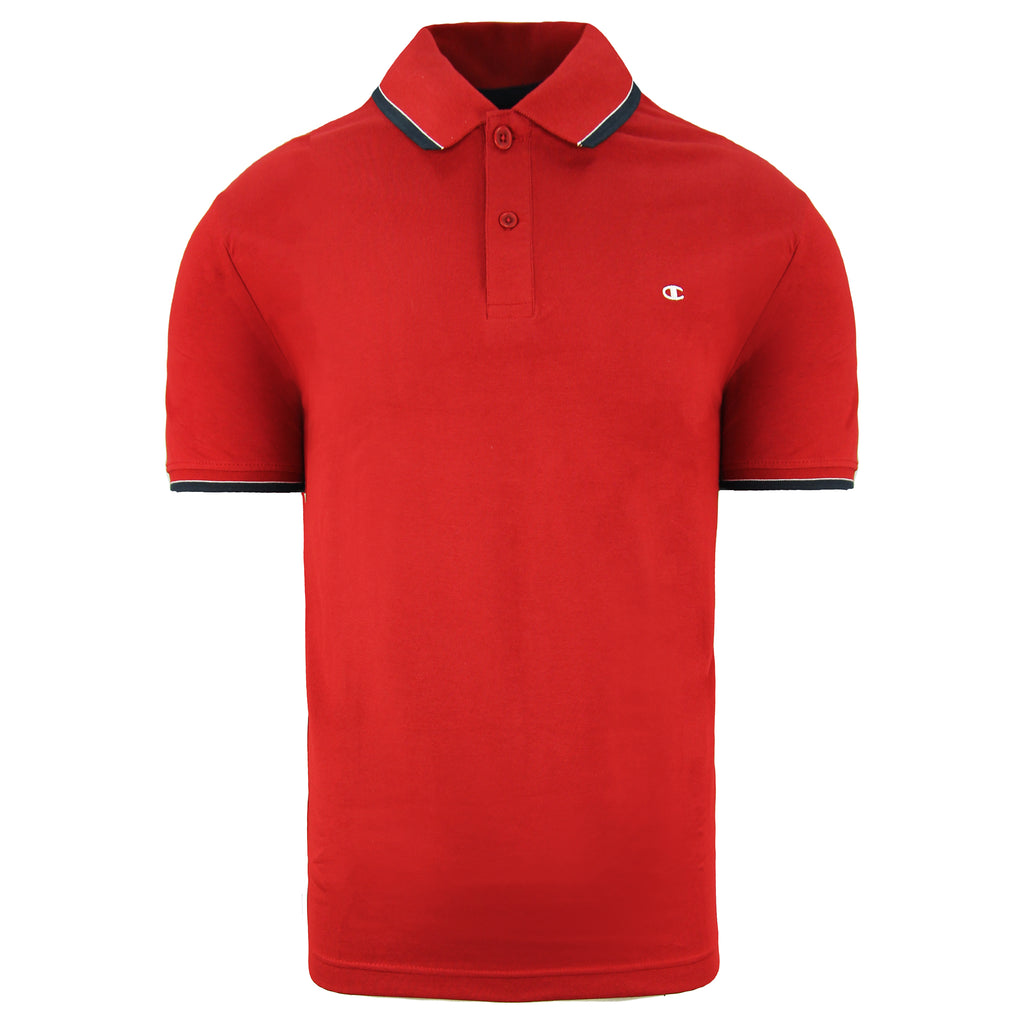 Champion Easy Fit Mens Red Polo Shirt