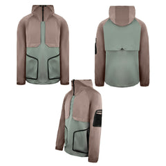 Nicce Type 9-21 Mens Dusty Pink Rain Jacket