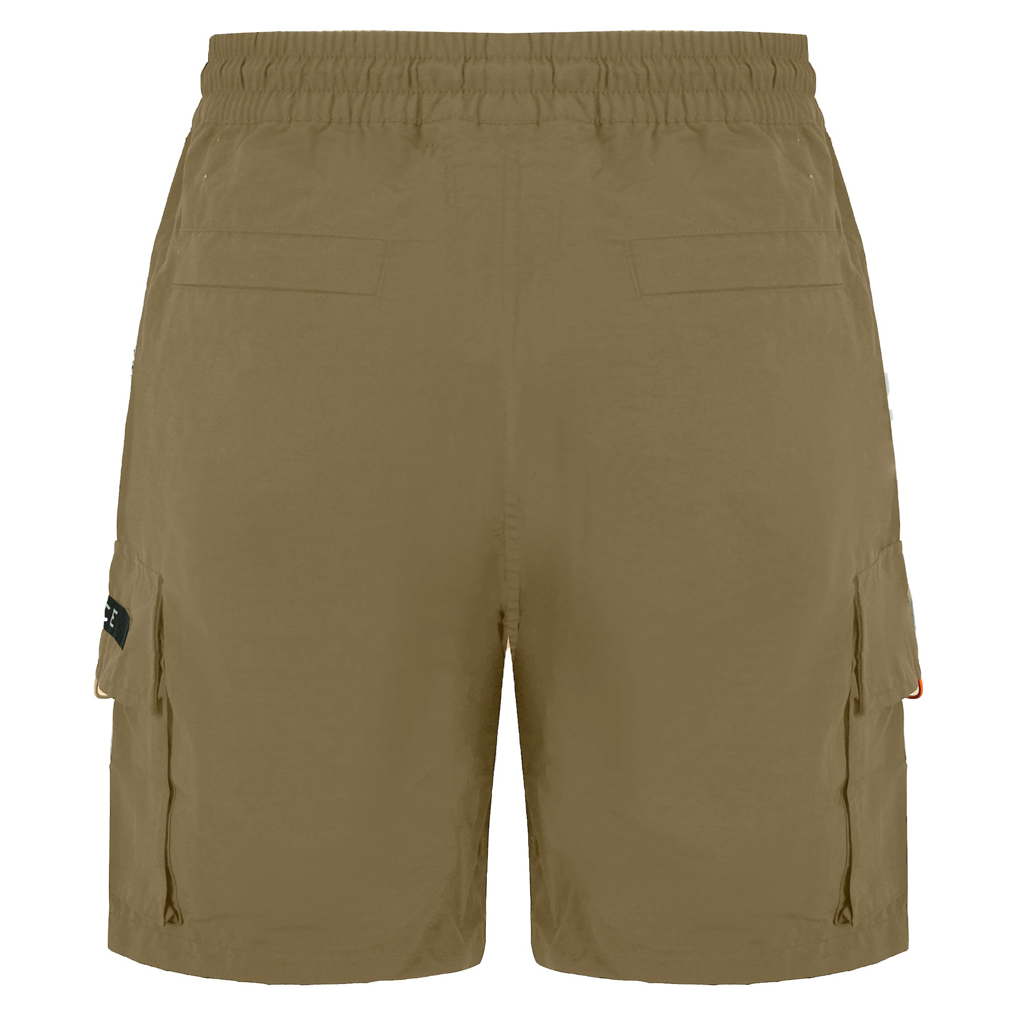 Nicce Reflective Meru Mens Beige Cargo Shorts