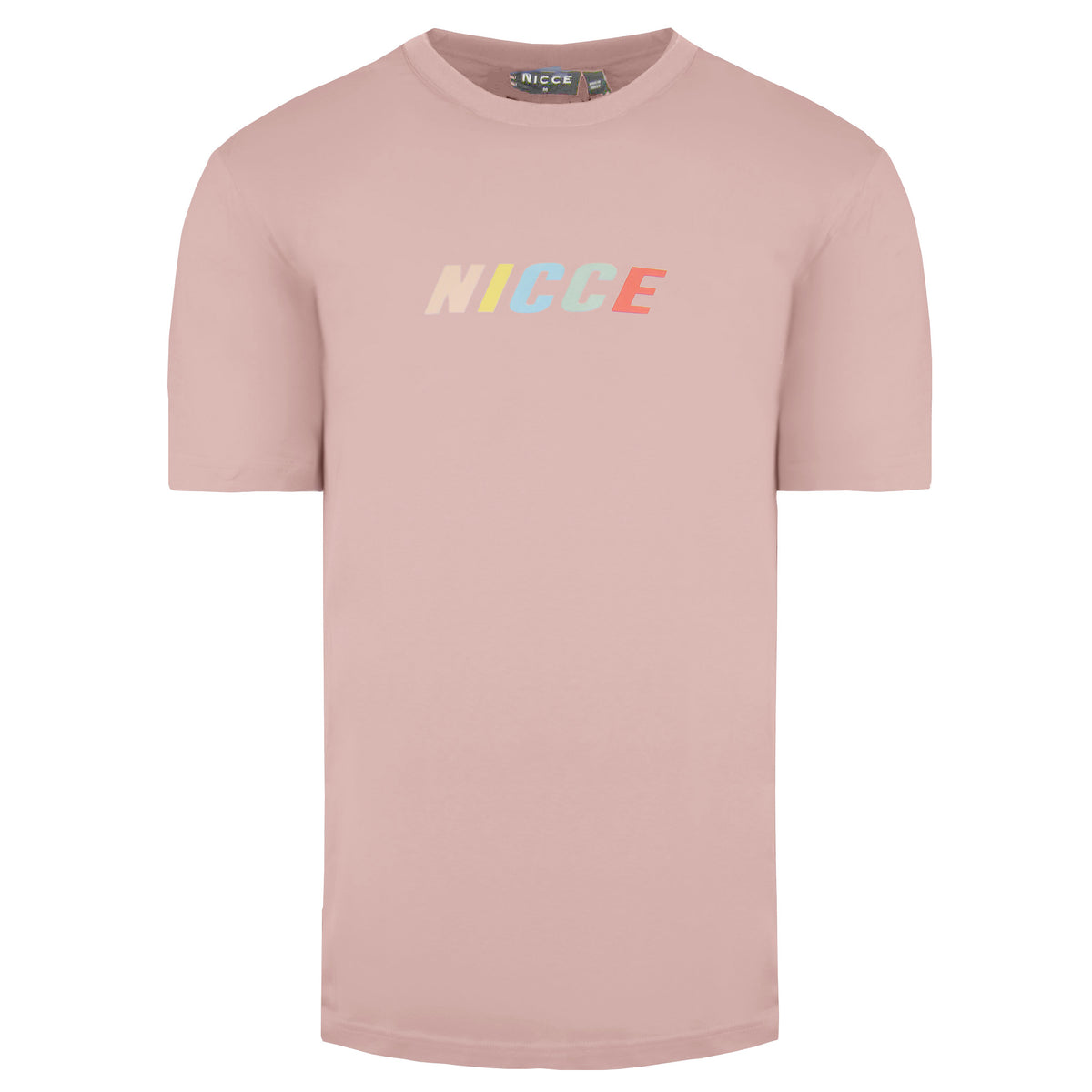 Nicce Myriad Mens Pink T-Shirt