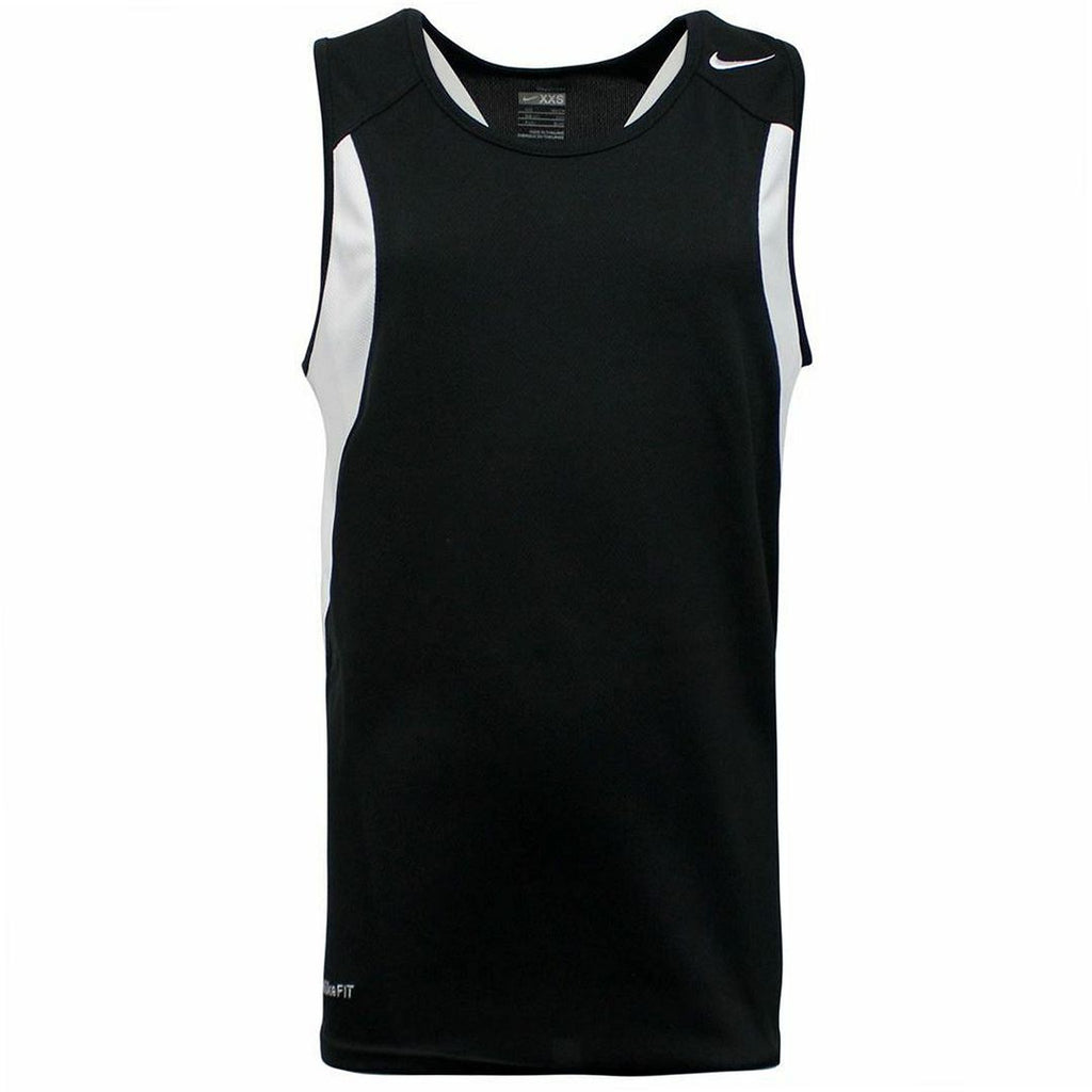 Nike Dri-Fit Crew Neck Sleeveless Black Mens Tank Top