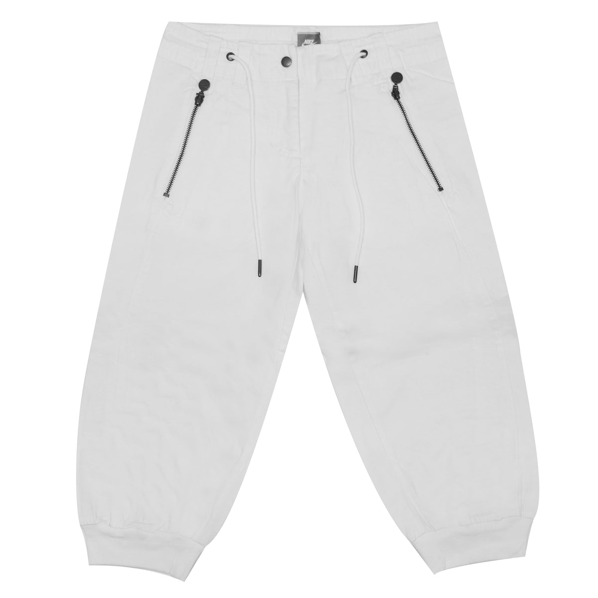 Nike Cropped Womens White Track Pants