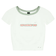 Nike Studio 72 Womens White Top