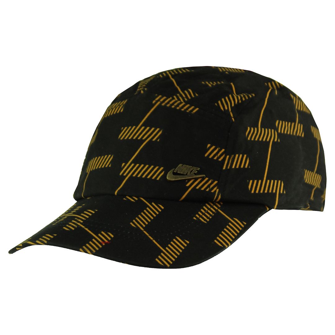 Nike Fusion Mens Black Yellow Cap